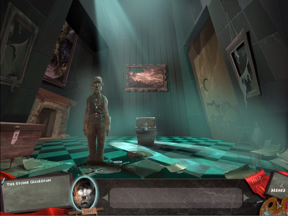 The Stone Guardian Screenshot from Drawn: The Painted Tower Game