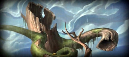 The Giant Tree Screenshot from Drawn: The Painted Tower Sizzle Reel