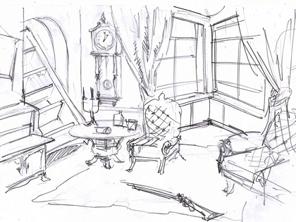 Living Room Sketch