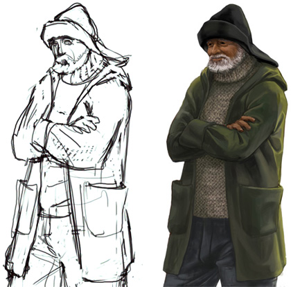 Artogon Art - The Fisherman