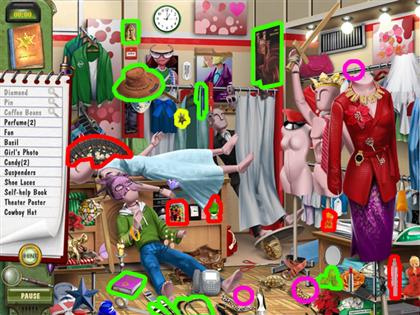 This screenshot has 13 of the 18 missing items; check the next