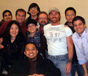 Nathan Fowkes and Dominick Domingo Visit Studios Artists