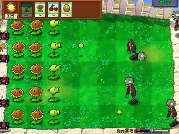 Plants vs Zombies – Two Sunflower Columns