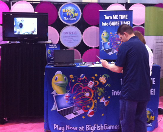 Big Fish Games Booth Big Fish Games Booth